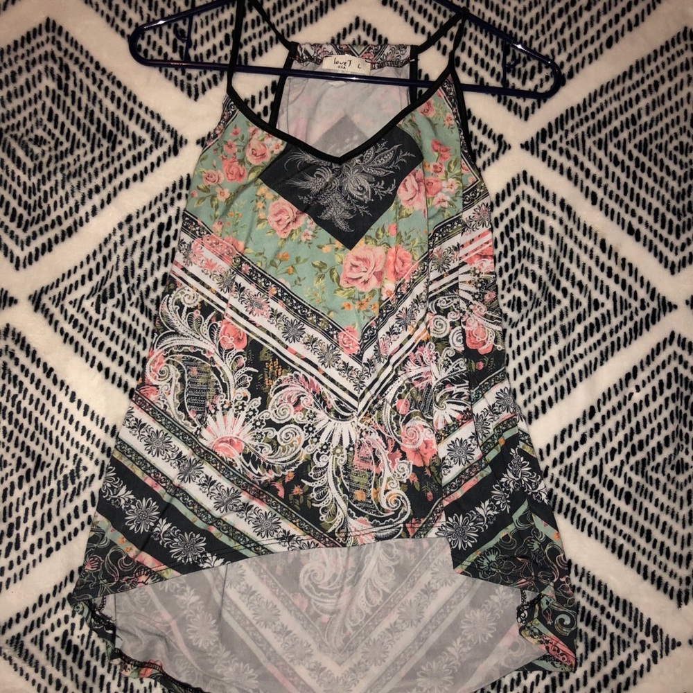 Floral tank top